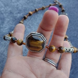 Vintage Tiger Eye Necklace